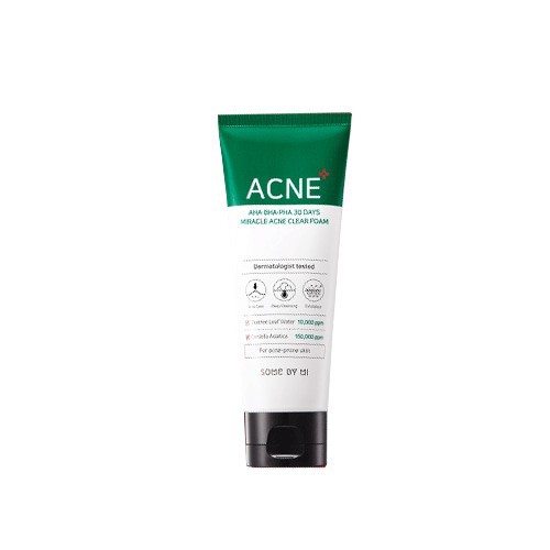 [SOME BY MI] AHA.BHA.PHA 30 Days Miracle Acne Clear Foam 100ml / Somebymi