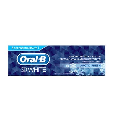 ORAL-B DENTIFRICO 75ML 3D WHITE BLANCURA ARTICA