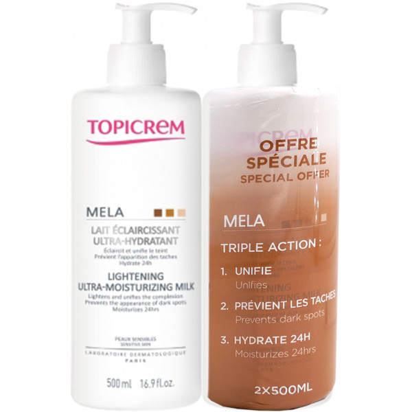 MELA LAIT ECLAIRCISSANT UH2*500ML