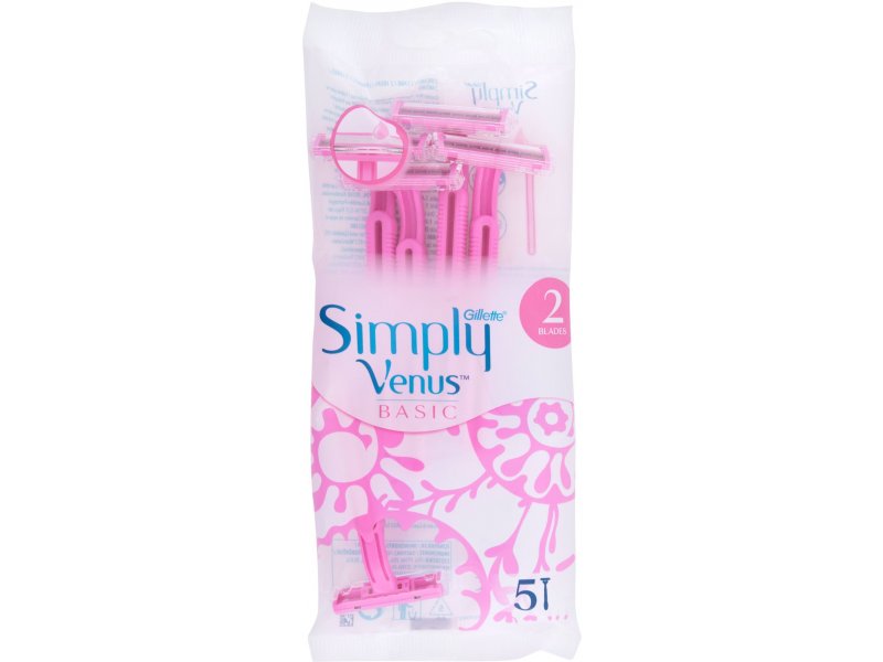 VENUS SIMPLY BASIC GILLETTE 5 RAZORS