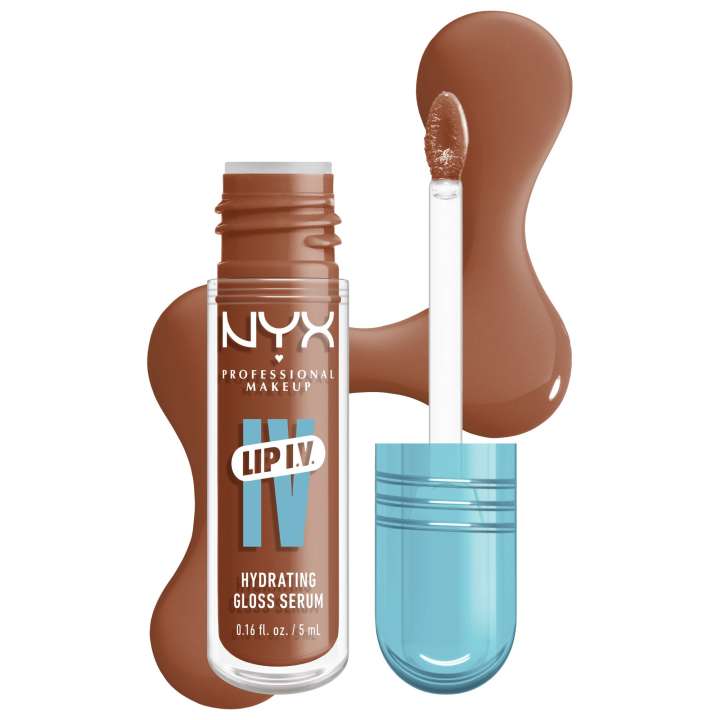 NYX Professional Makeup Lip I.V. Hydrating Gloss Serum - Lipgloss N 08 DRIPPIN IN ROSE