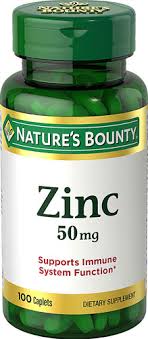 Nature's Bounty Zinc -- 50 mg - 100 Caplets