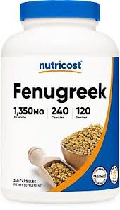 Nutricost Fenugreek Seed 675mg, 240 Capsules