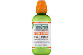 TheraBreath Fresh Breath Oral Rinse Mild Mint