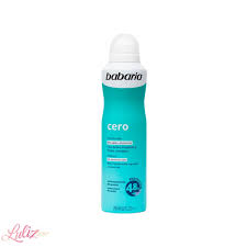 Desodorizante Spray Zero embalagem 200 ml · Babaria