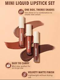 SHEGLAM Set de Labiales Mini Liquid Lipstick Nude Beach