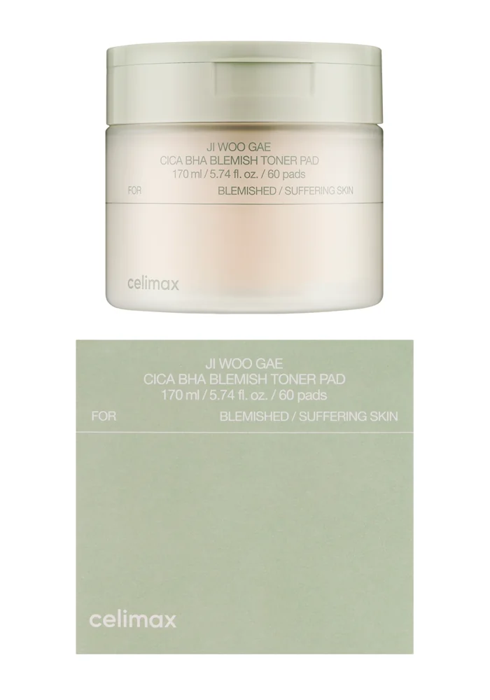 Celimax Ji Woo Gae Cica Bha Blemish Toner Pad 60 Pads/170Ml - guardian Online Malaysia