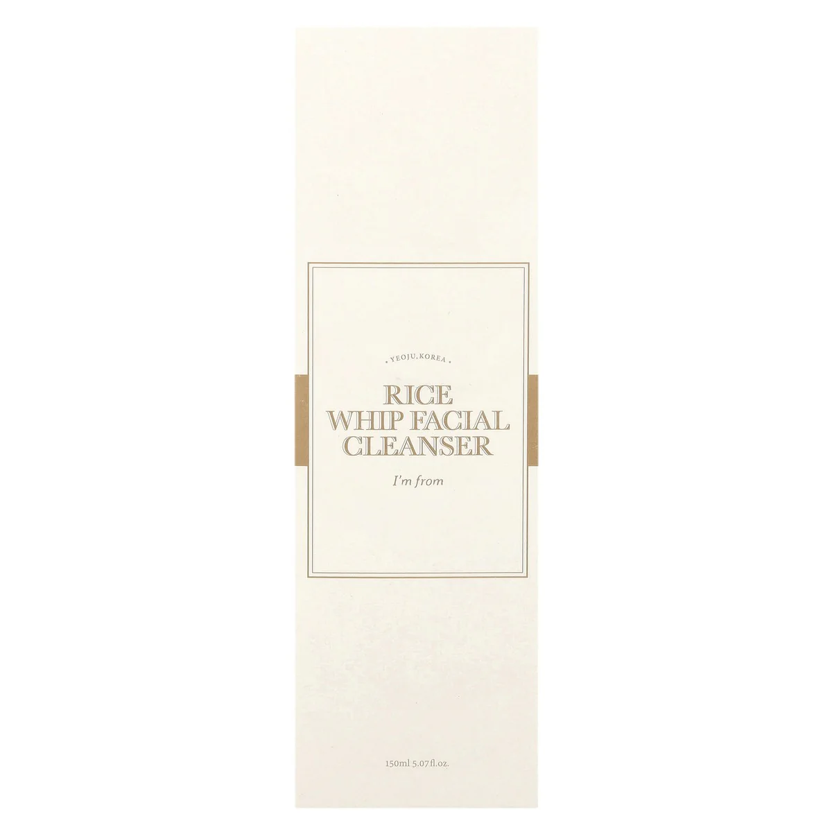 I'm from Rice whip facial cleanser 150ML