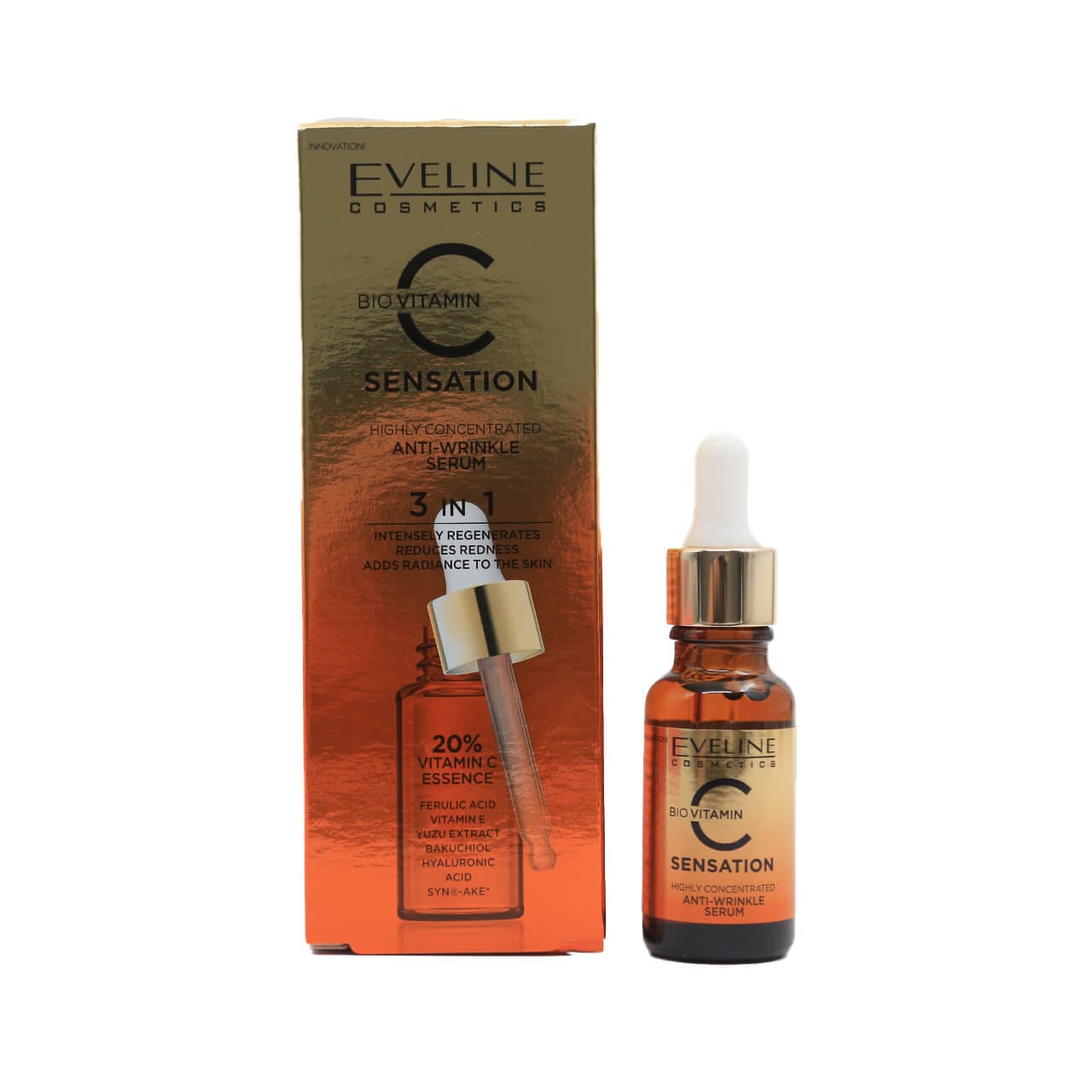 Eveline C Sensation Anti-rimpel Serum 20% Vitamine C 18 ml