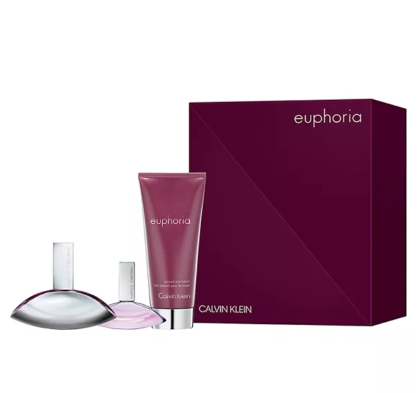 CK EUPHORIA WOMAN EDP 30 ML + LOTION 100 ML + VAPO 15 ML