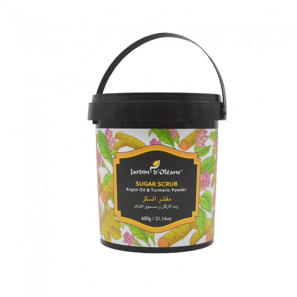 SUGAR SCRUB ARGAN TURMERICE POWDER