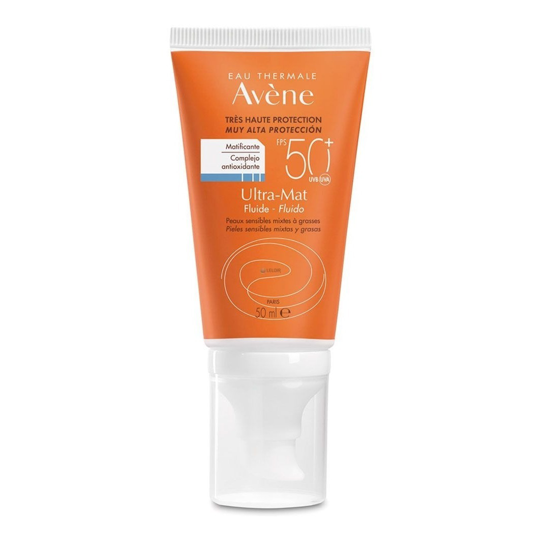 ECRAN SOLAIRE ULTRA-MAT spf50+ peaux sensibles mixtes a grasses 50ml