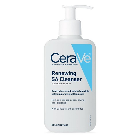 CeraVe Nettoyant Visage Rénovateur pour Nettoyant Normal à l'Acide Salicylique 237ml