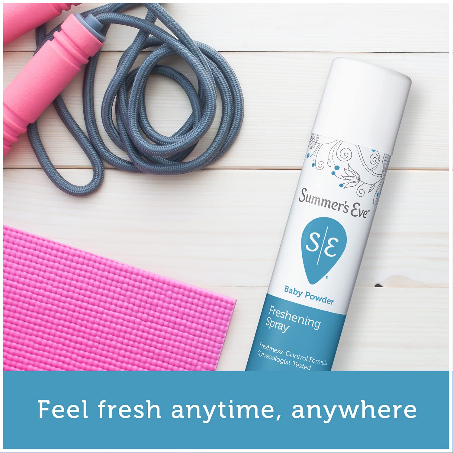 Summer's Eve Freshening Spray, Baby Powder, 2 oz