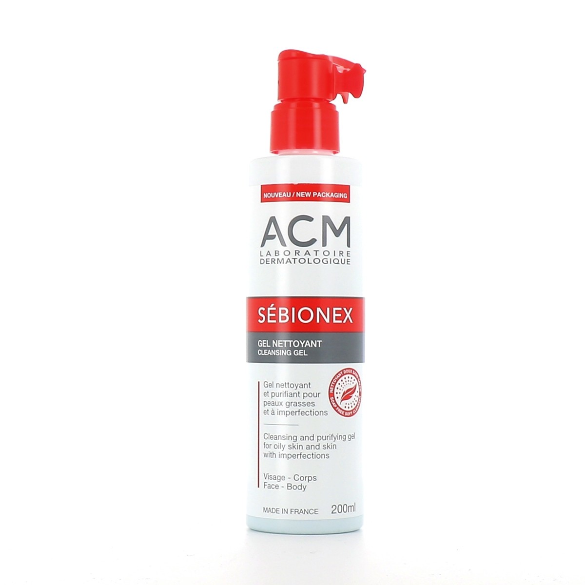 SEBIONEX GEL NETTOYANT  200 ML
