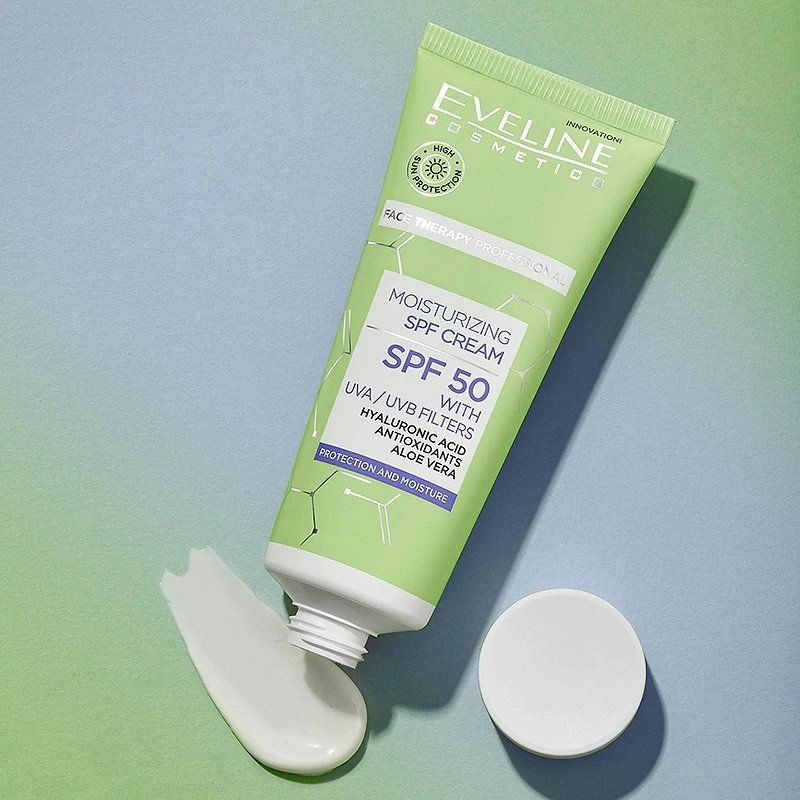 Eveline Moisturizing Face Neck and Neckline Cream SPF50