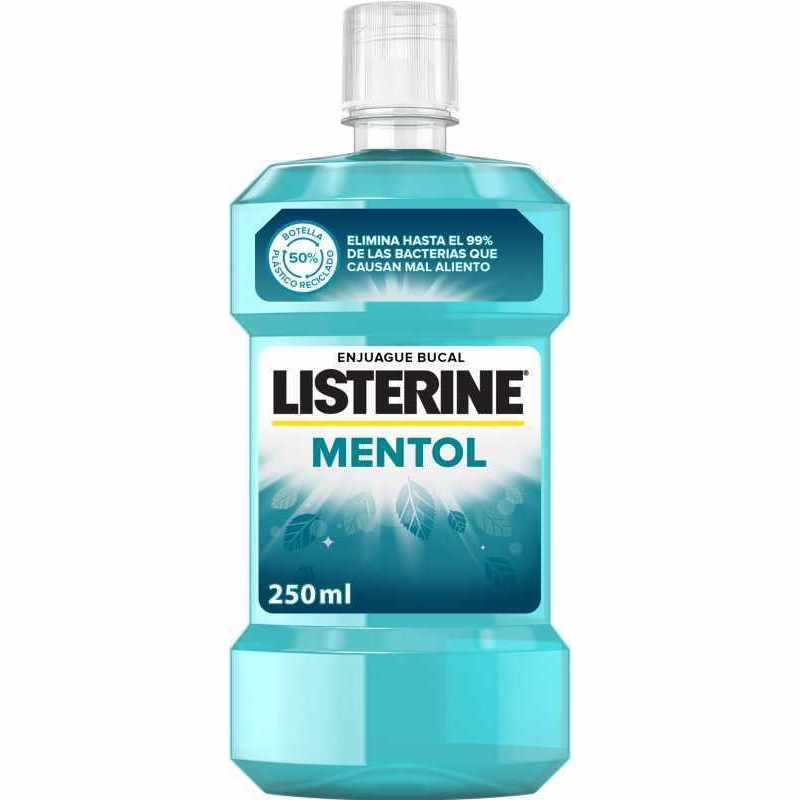LISTERINE ENJUAGUE 250ML MENTOL
