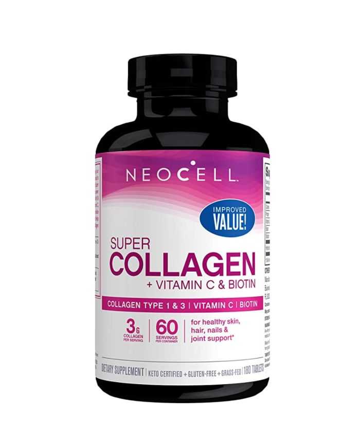 NeoCell Super Collagen Plus Vitamin-C + Biotin –180Tablets