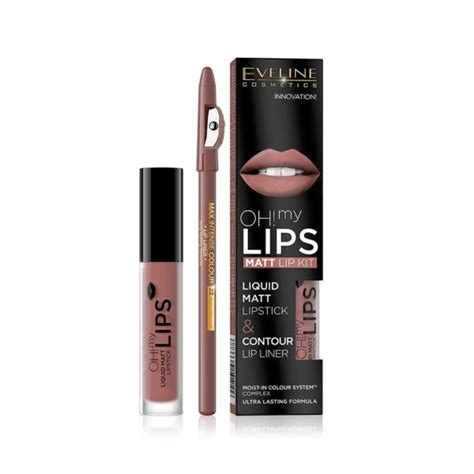 OH! my VELVET LIPS MATT set za usne – 02 Milky Chocolate