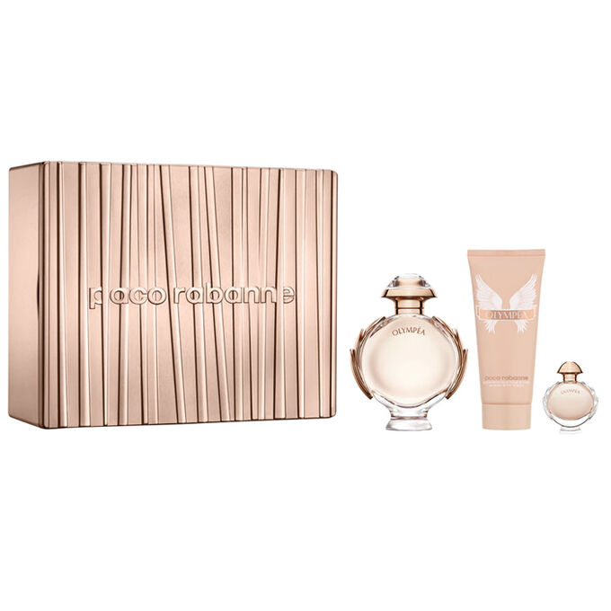 Paco Rabanne Olympéa Eau De Perfume  80ml Spray Set 3 Pieces