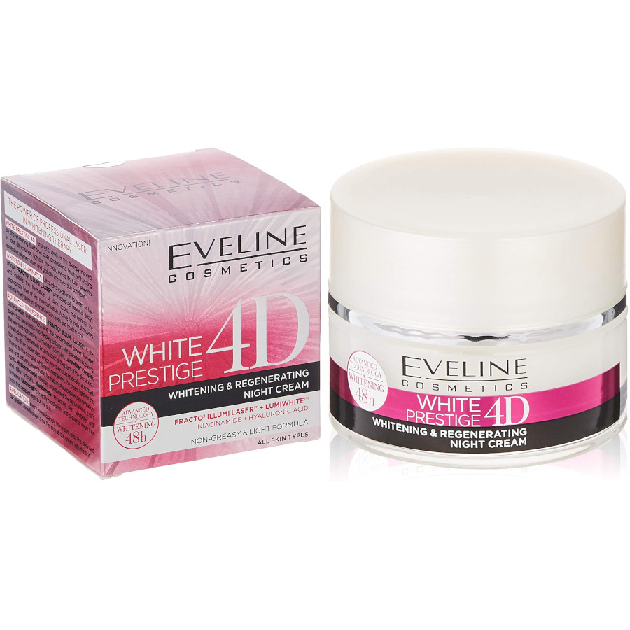 WHITE PRESTIGE 4D INTENSIVE WHITENING NIGHT CREAM 50ML