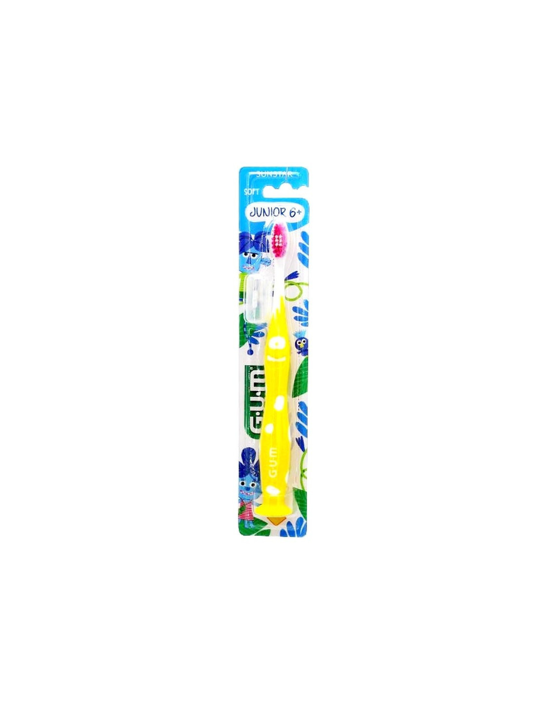 Brosse à Dents GUM Junior 6+ Jaune | Parapharmacie Tunisie