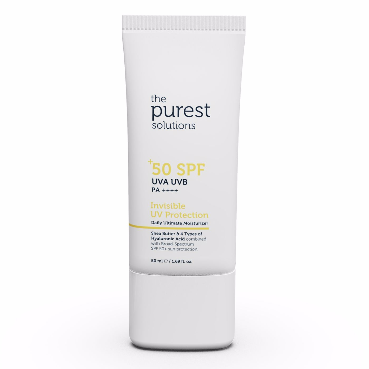 Les solutions pures Crème Solaire Visage FPS 50+