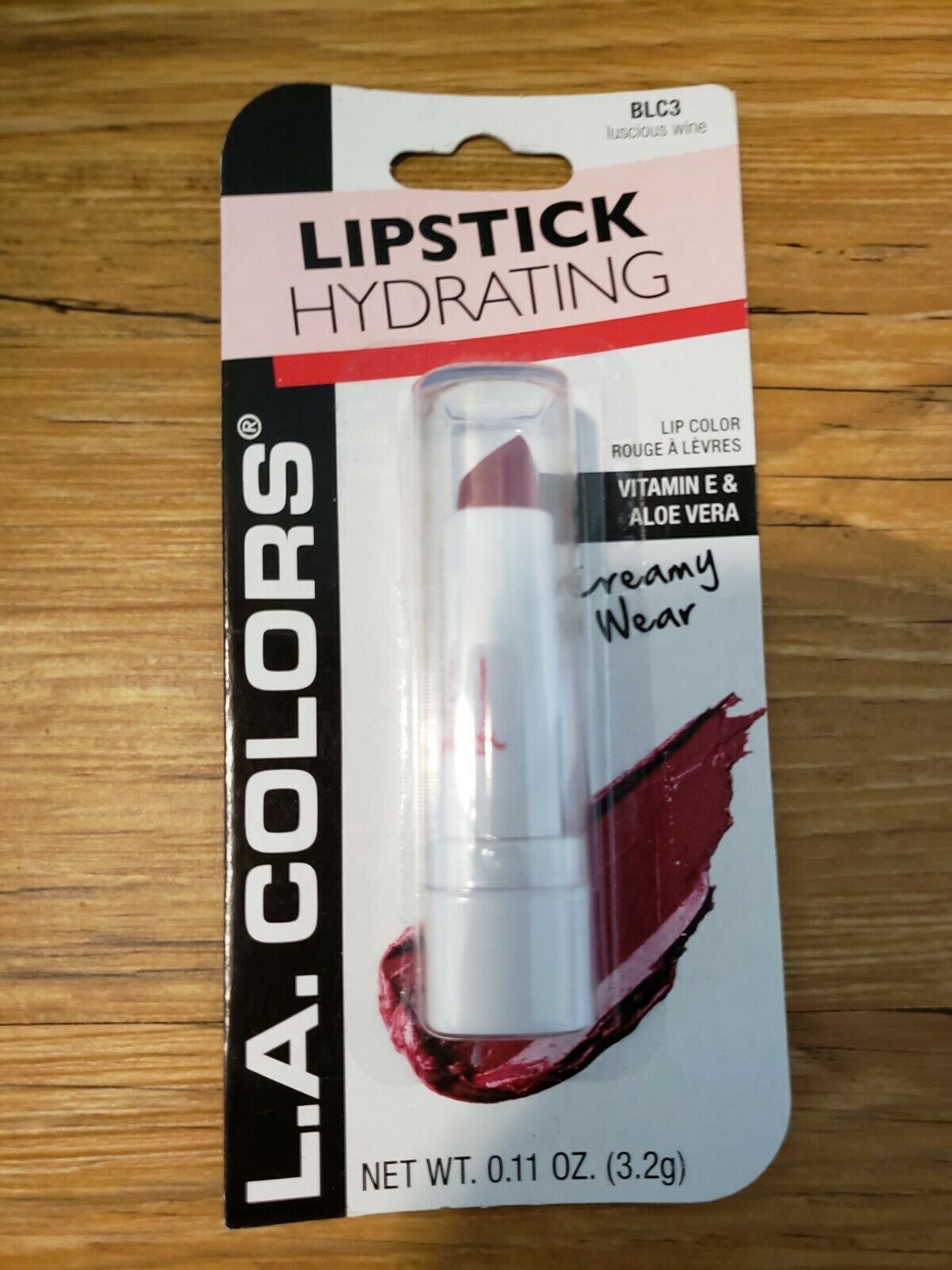 L.A. COLORS Hydrating Lipstick Vitamin E + Aloe BLC3