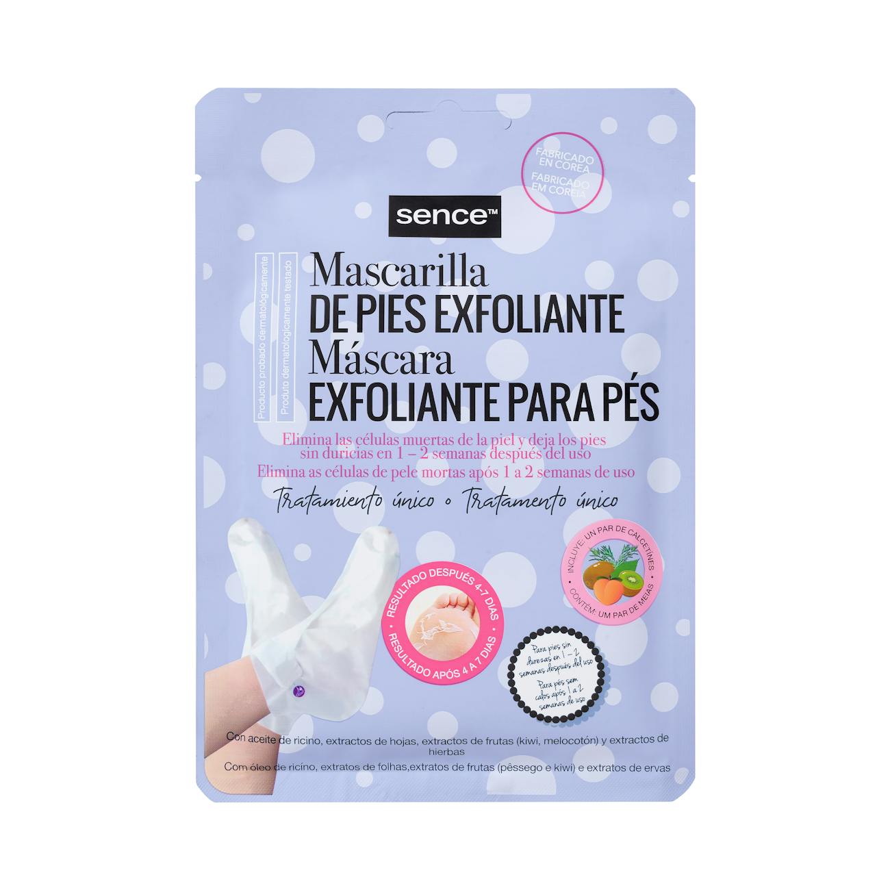 Mascarilla de pies Exfoliante